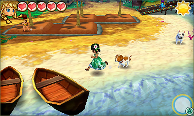 Story of Seasons: Trio of Towns - Keeping Pets: Going for a walk screenshot