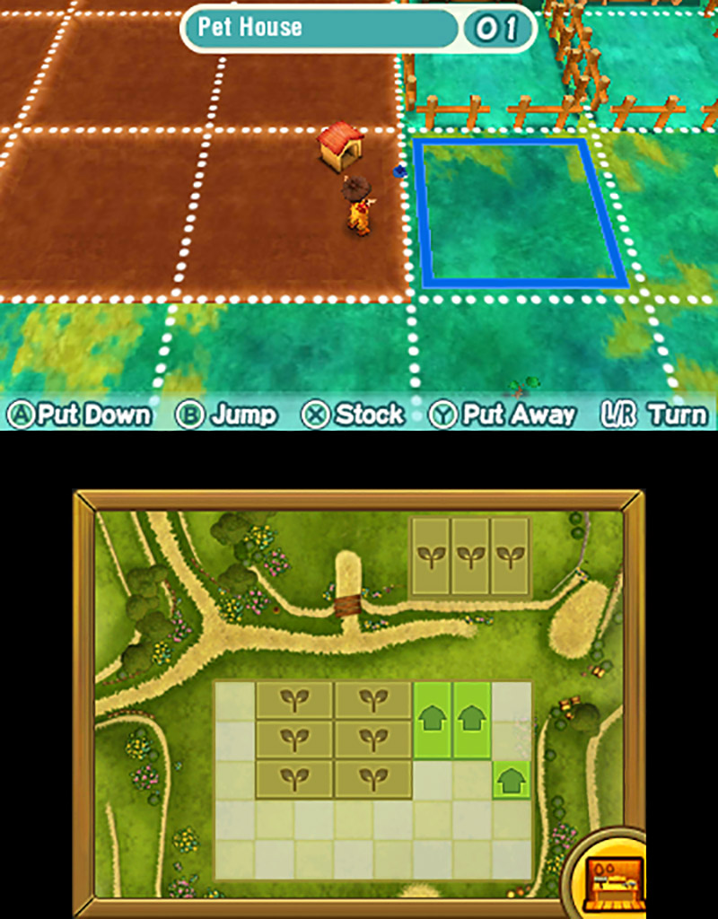 Story of Seasons: Trio of Towns - Rearranging Your Farm: Modifying Your Farm screenshot