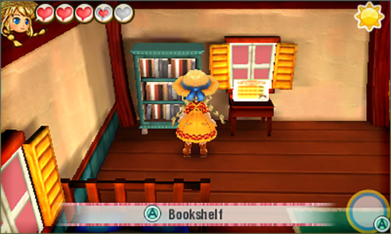 Story of Seasons: Trio of Towns - Basic Furniture: Calendar-Bookshelf screenshot