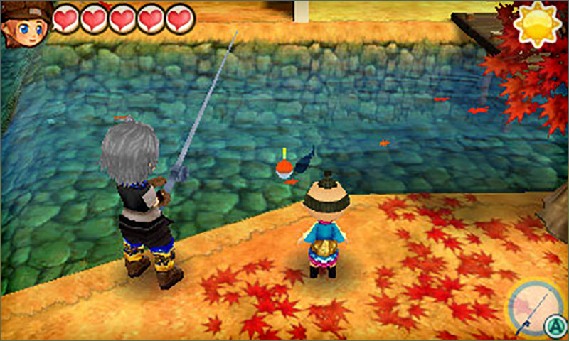 Story of Seasons: Trio of Towns - Fishing: Catching Fish screenshot