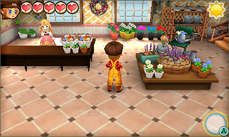 Story of Seasons: Trio of Towns - Shops: Flower Shop screenshot